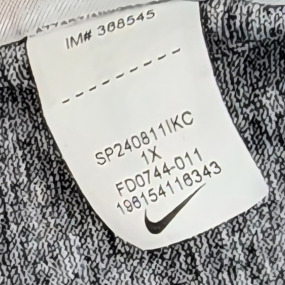 Gray Nike Short Sleeve Tee SZ 1x - Picture 10 of 11